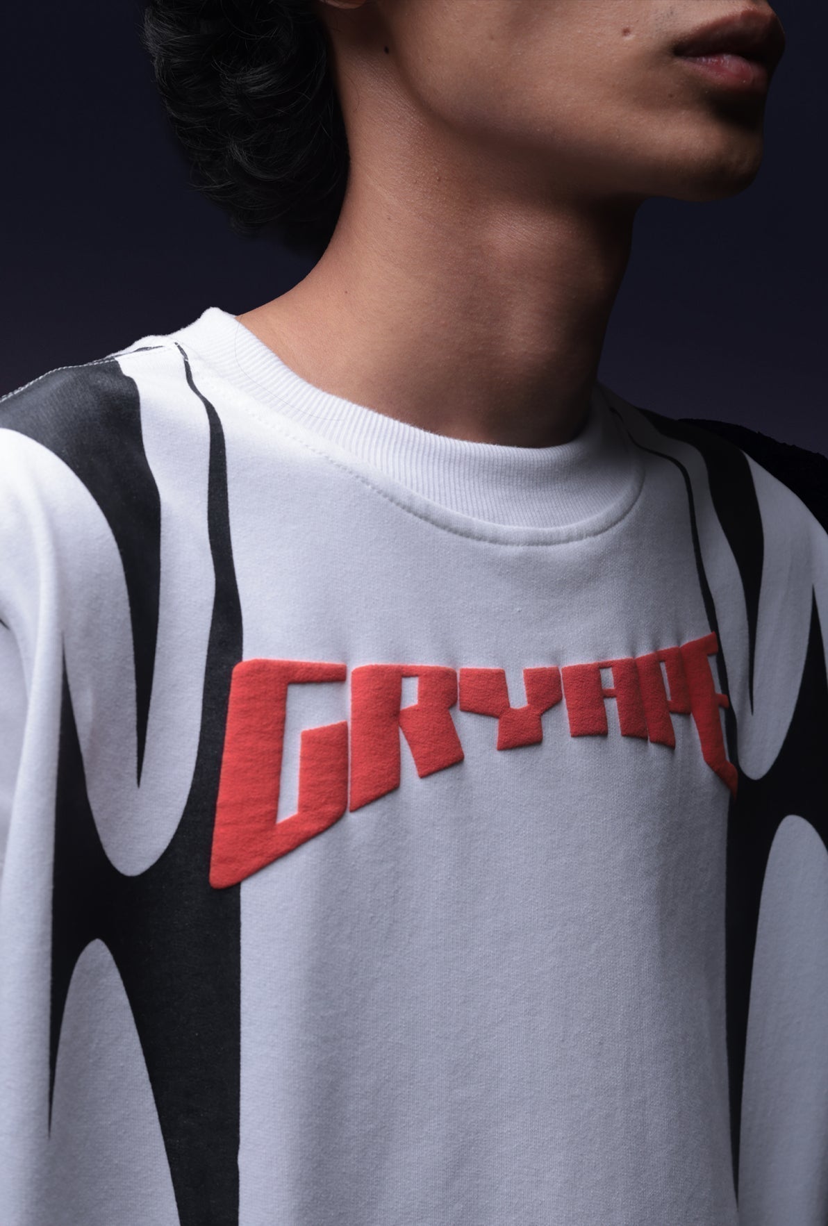 IVORY PREDATOR T-SHIRT by GRYAPE