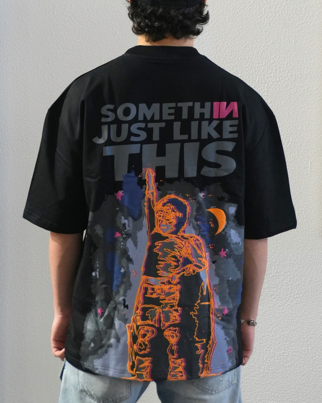 Just Like This Oversized T-Shirt -(Black) by Instinct First