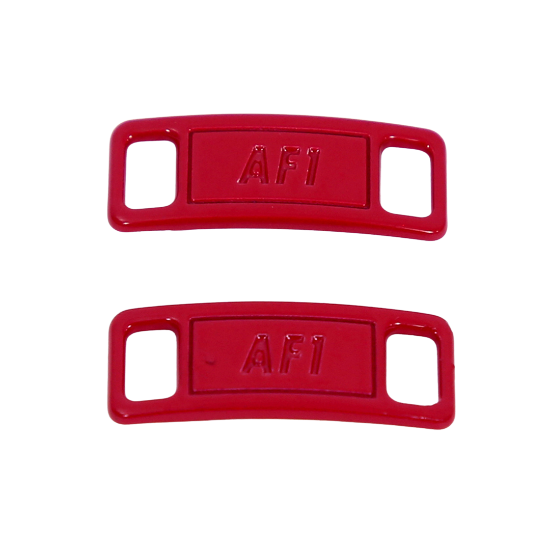 Premium Red Air Force 1 Dubrae Replacement ( Lace Tag) by KNOTTY