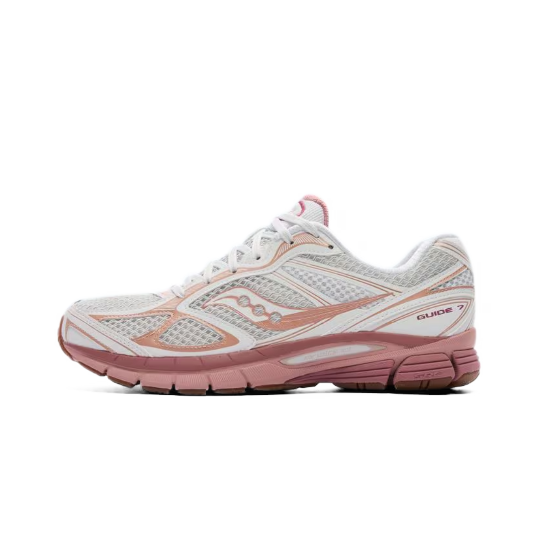 Saucony ProGrid Guide 7 White Peach by Saucony