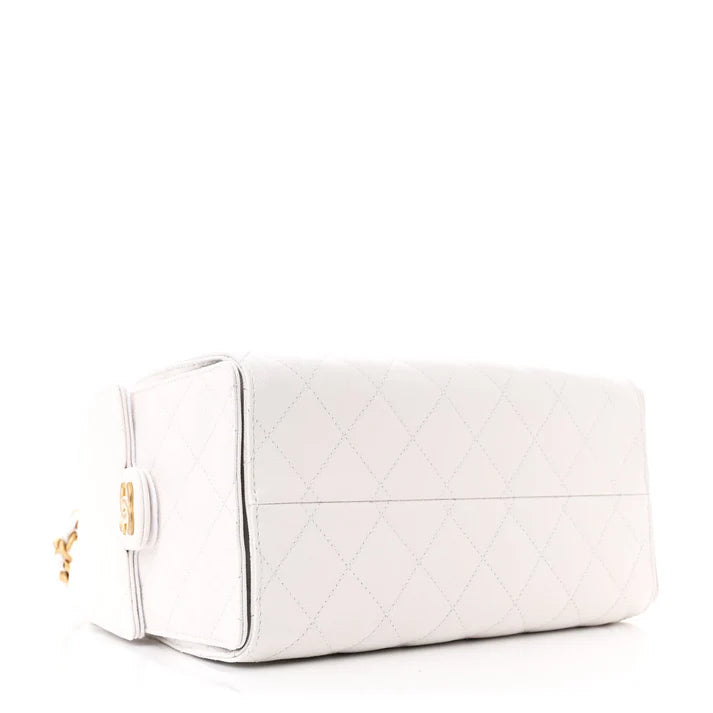 Chanel Caviar Quilted Small Chanel 25 Handbag – White - Zeuskicks