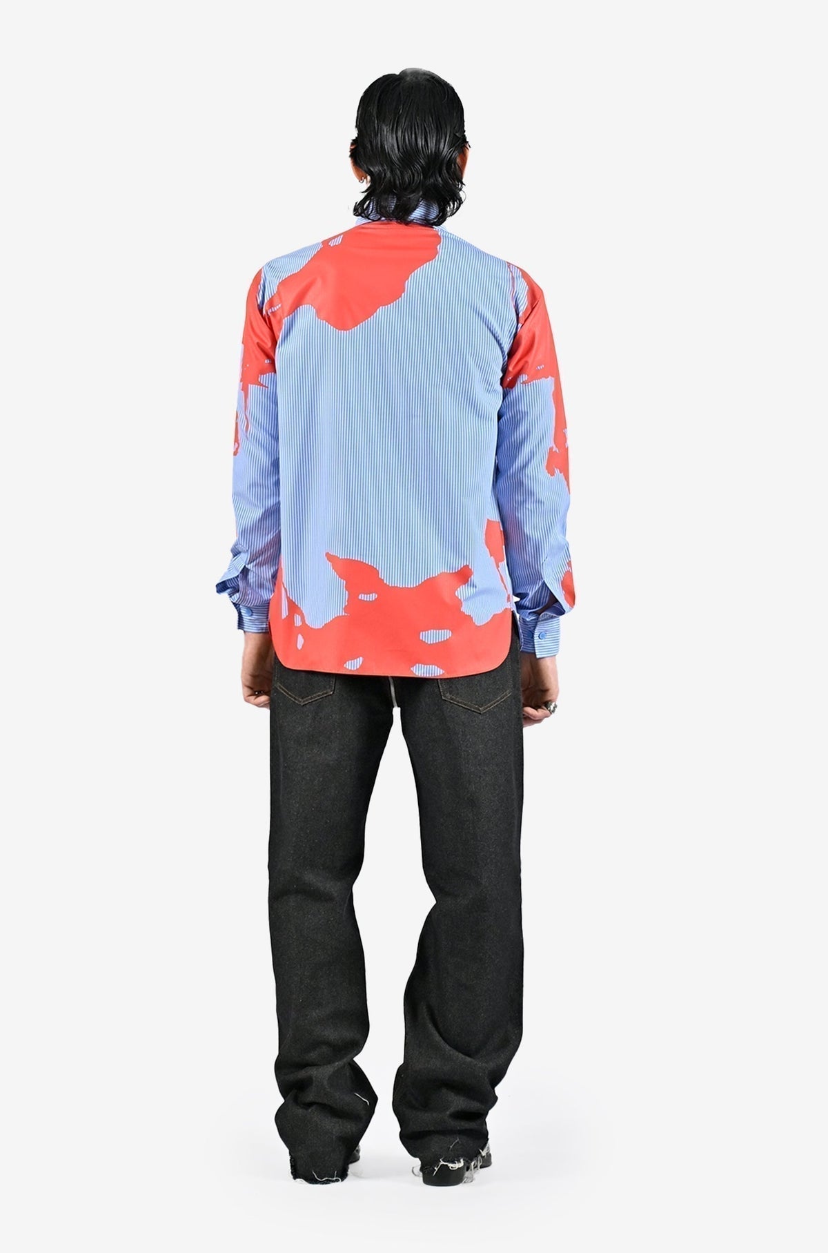 HUEMN flesh shirt - Pinstriped by HUEMN