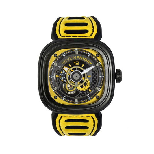 Unisex SEVENFRIDAY P3B/03 Racing Team Yellow Automatic Watch - Zeuskicks