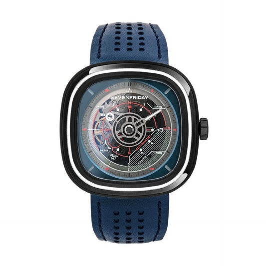 Men’s SEVENFRIDAY T3/01 Automatic Skeleton Watch - Zeuskicks