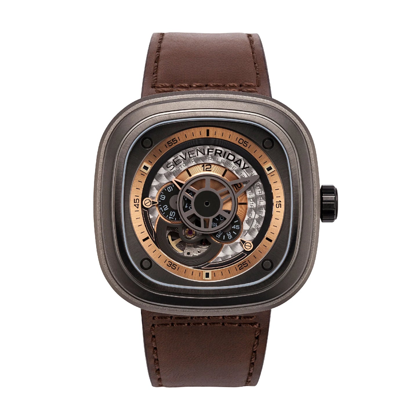 Men’s SevenFriday P2/01 “Industrial Revolution” Automatic Watch - Zeuskicks