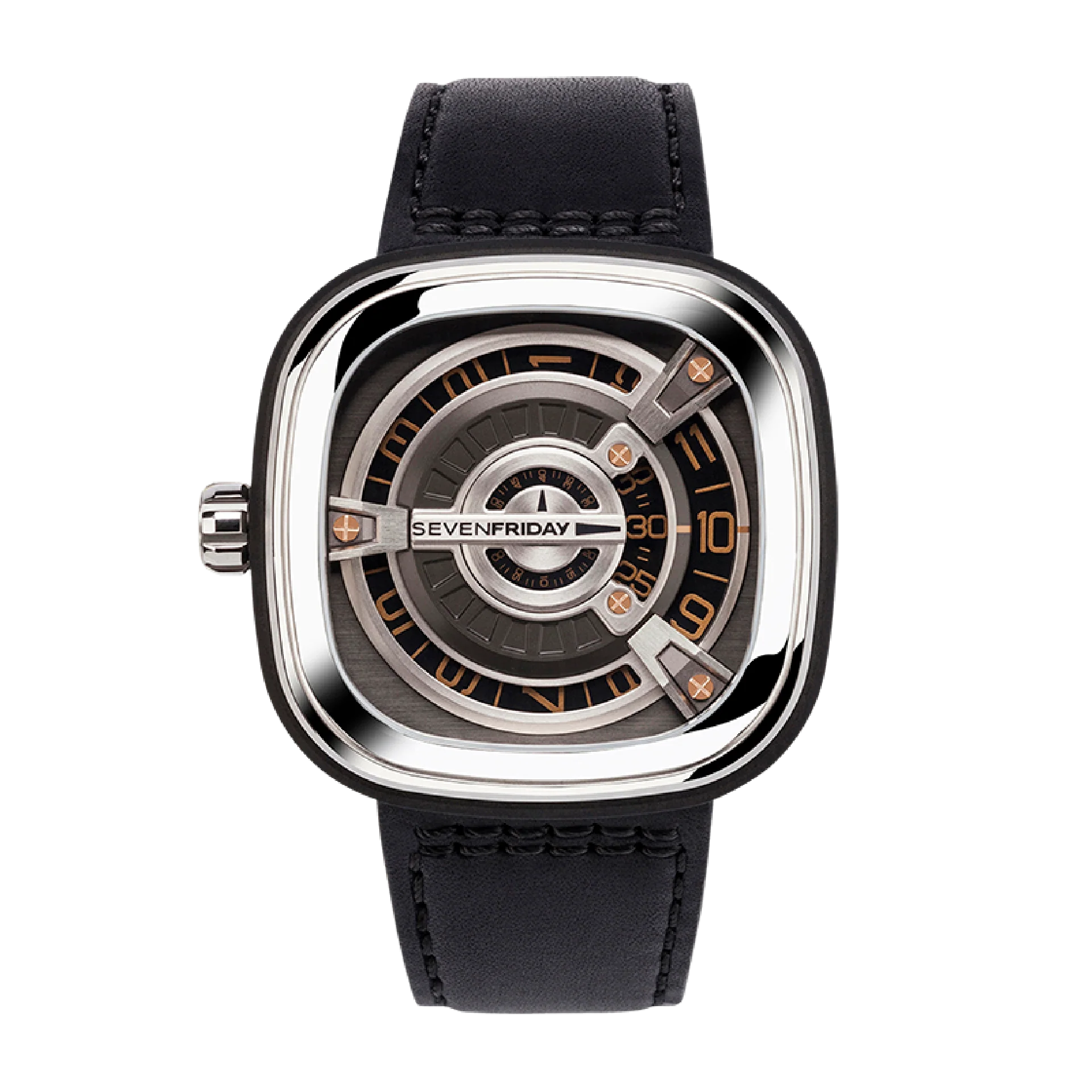 Men’s SevenFriday M1/03 Automatic Watch Industrial Dial - Zeuskicks