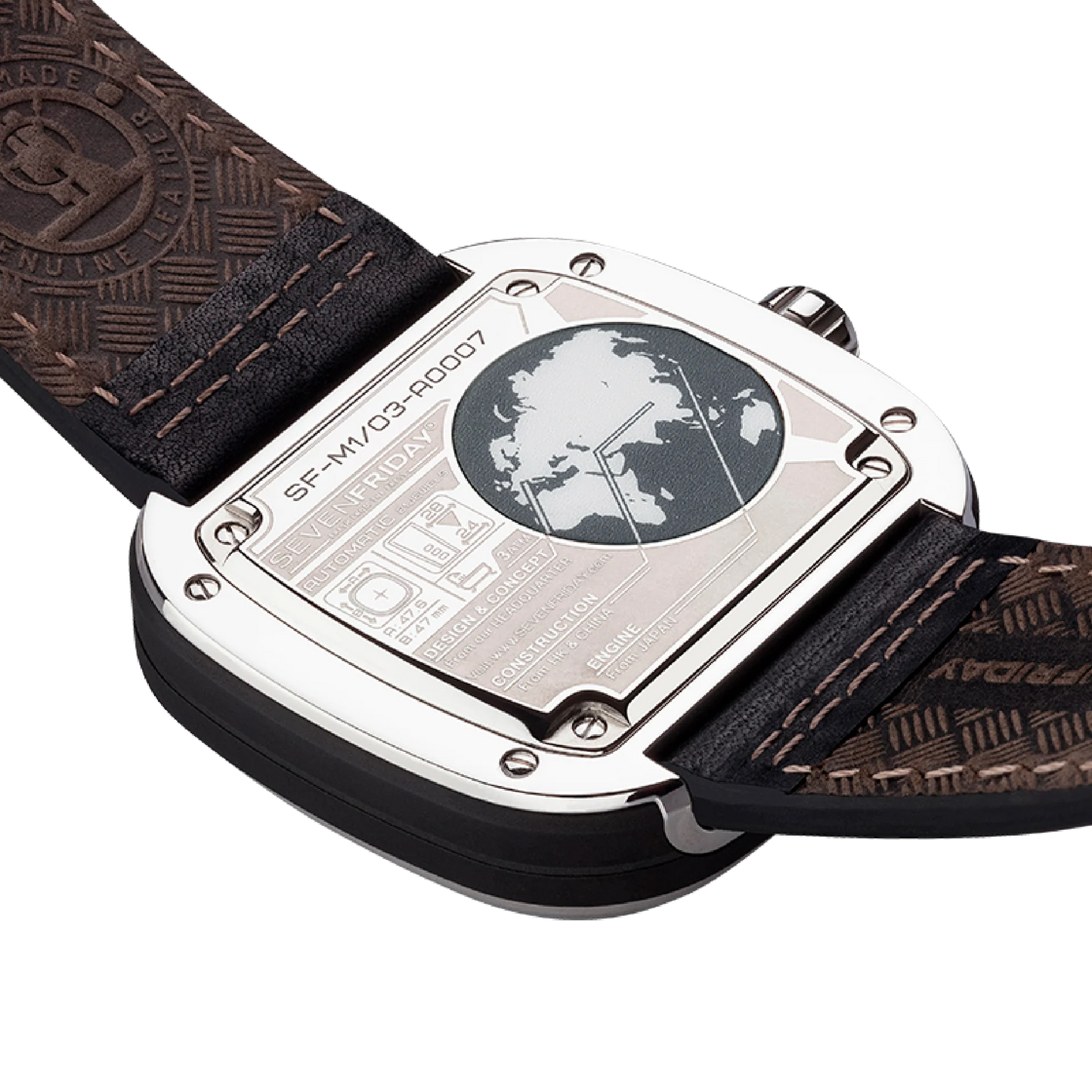 Men’s SevenFriday M1/03 Automatic Watch Industrial Dial - Zeuskicks