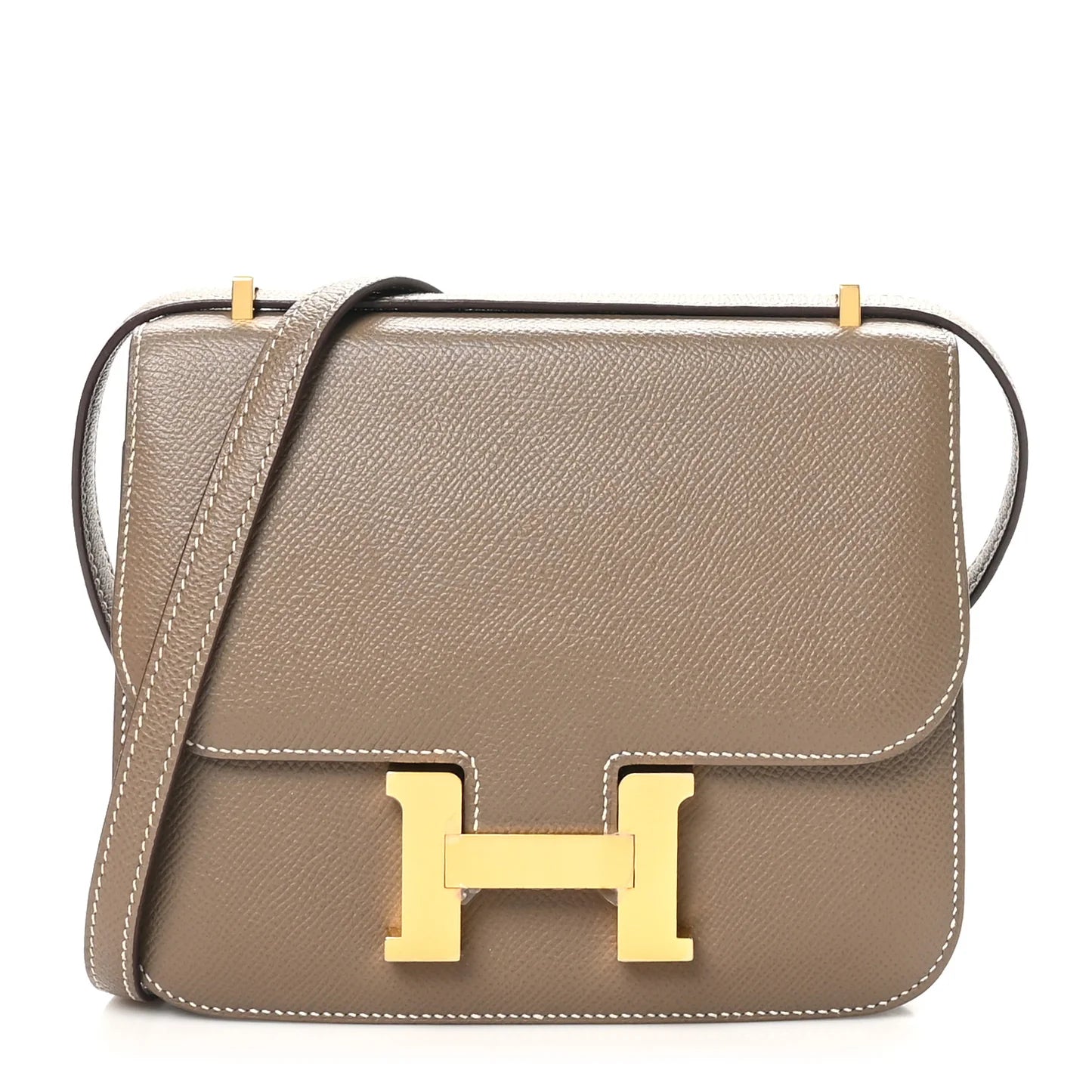 Hermès Constance 18 – Etoupe Epsom Leather (2019, Gold Hardware)