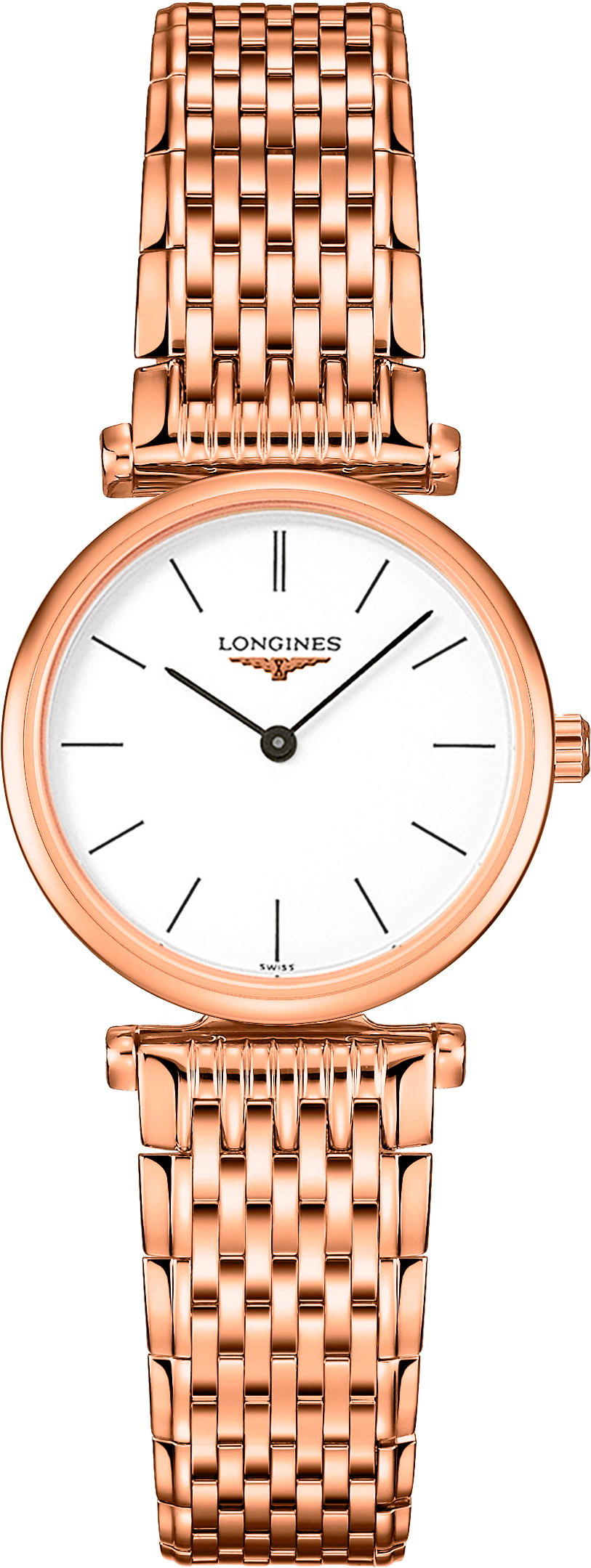 Longines Ladies L4.209.1.92.8 Quartz 24mm Watch - Zeuskicks