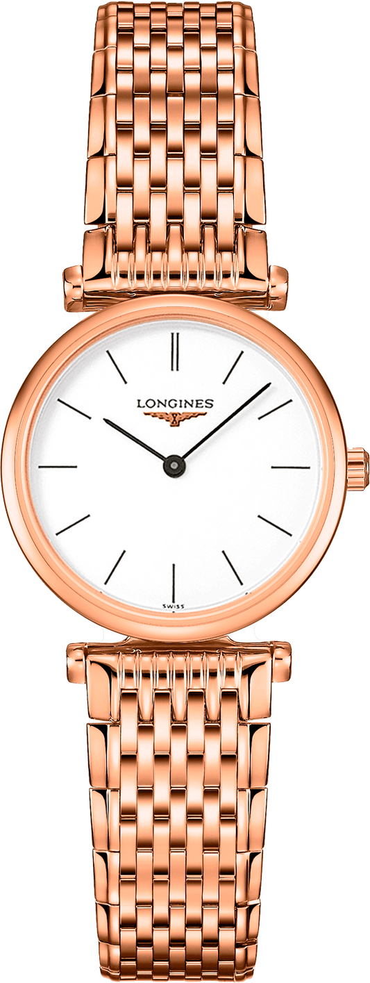 Longines Ladies L4.209.1.92.8 Quartz 24mm Watch - Zeuskicks