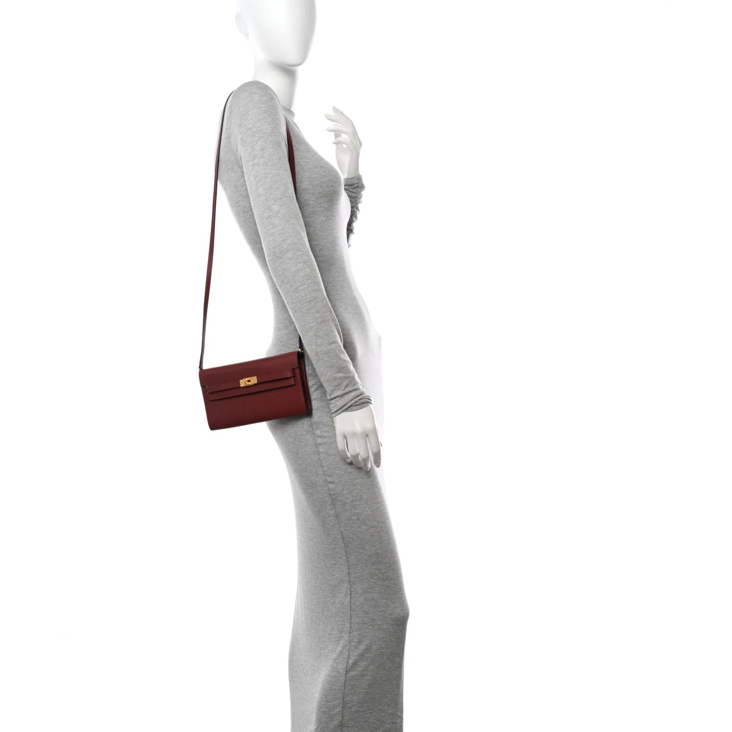 Hermès Kelly To Go Wallet – Rouge H Evercolor Calfskin with Gold Hardware - Zeuskicks