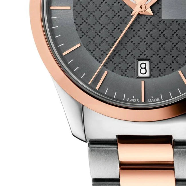 Men’s Gucci G-Timeless YA126446 Grey Dial Stainless Steel Watch