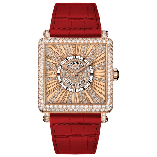 Women’s Franck Muller Master Square 6002-M-QZ-D-CD-REL-R-5N Quartz Watch