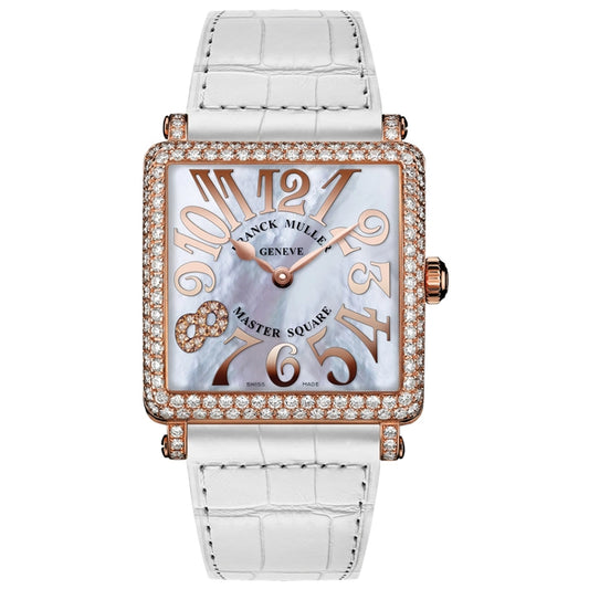 Women’s Franck Muller Master Square 6002 M QZ REL MOP V D 8CD 5N Quartz Watch