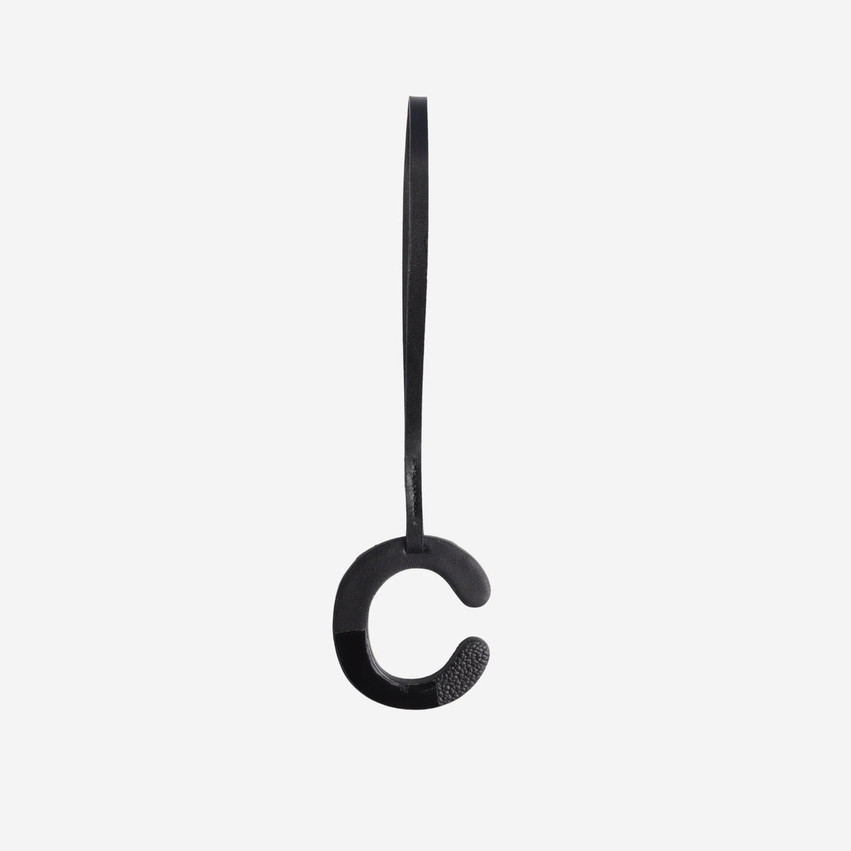 Alphabet Black Charm by leather charms