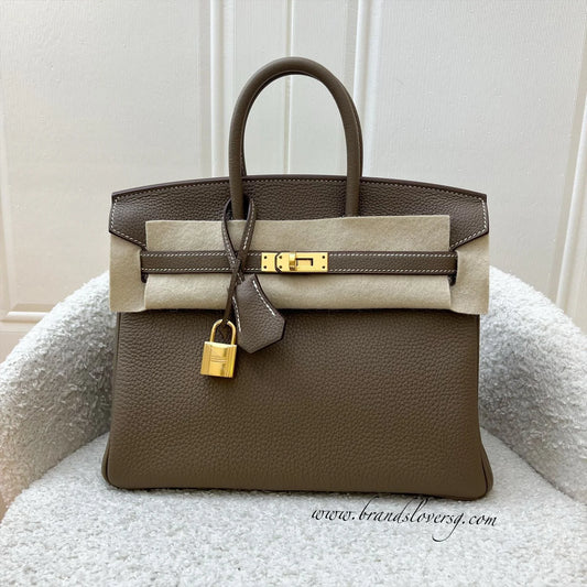 Hermès Birkin 25 – Etoupe Togo Leather with Gold Hardware (GHW)