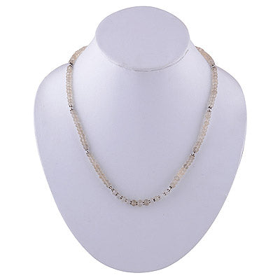 925 Sterling Silver Lemon Cut Stone Necklace - R6800001-50