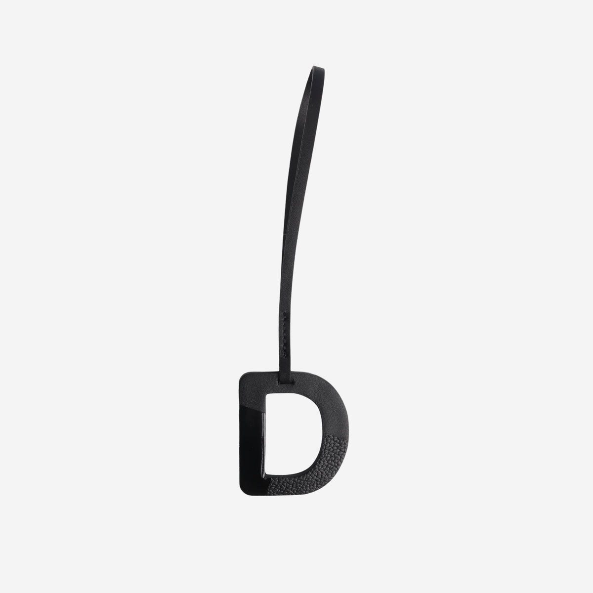 Alphabet Black Charm by leather charms