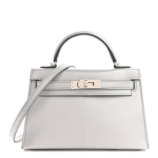 Hermès Mini Kelly Sellier 20 – Metallic Chevre Chamkilight