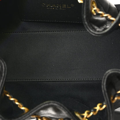CHANEL Caviar Quilted Mini Chanel 25 Handbag – Black