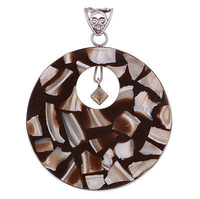 Shell, Lemon 925 Sterling Silver Pendant - R8400002-631