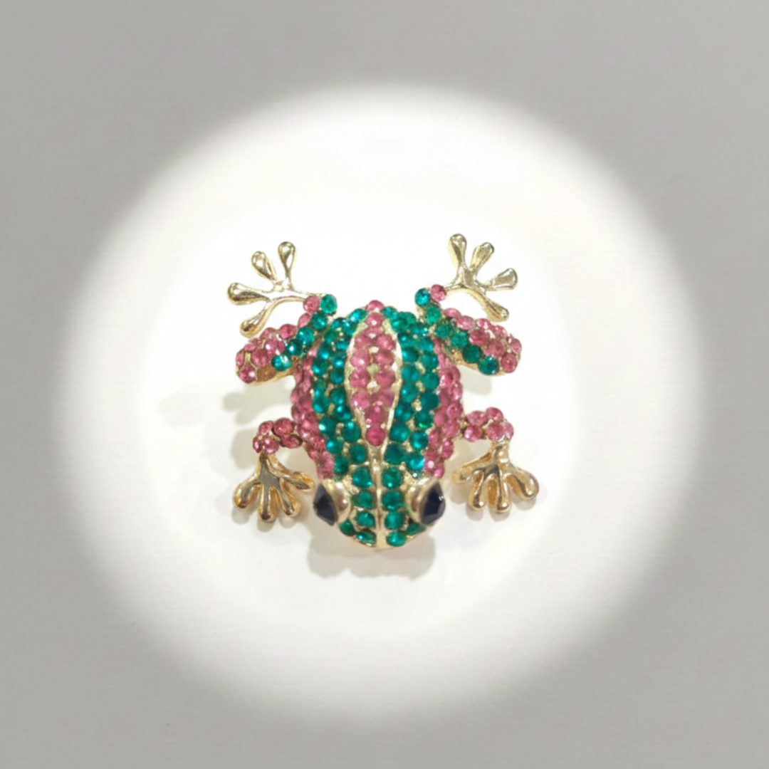 Jewel Frog Sneaker Charm | Statement Shoe Charm for Nike, Jordan & Adidas By KNOTTY by KNOTTY