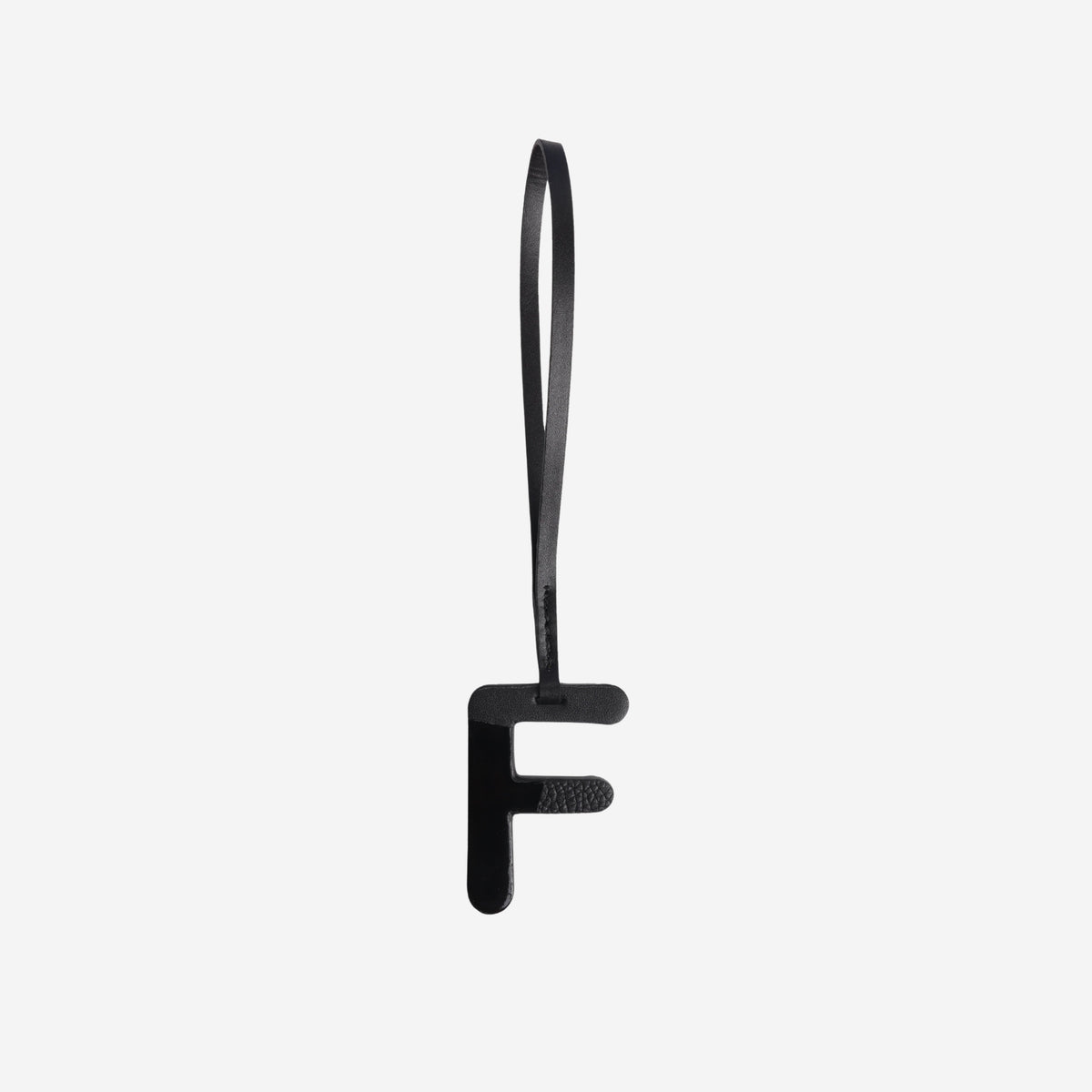 Alphabet Black Charm by leather charms