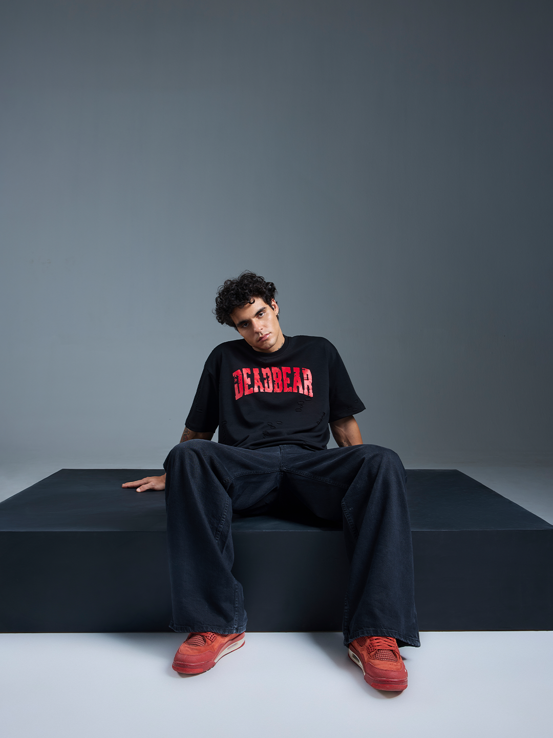 Distressed Black Tee 3.0 by DEADBEAR