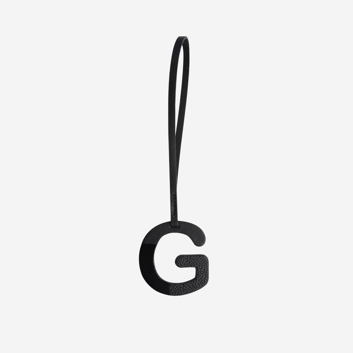 Alphabet Black Charm by leather charms