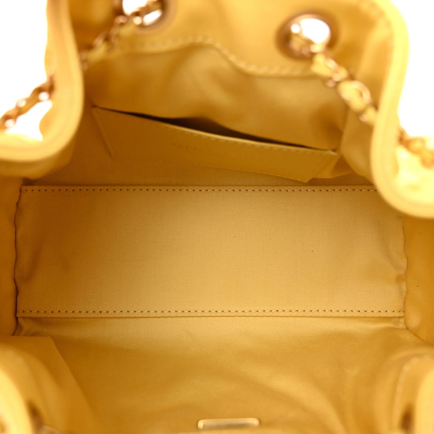 Chanel Mini 25 Handbag – Quilted Suede in Yellow with Aged Gold Hardware - Zeuskicks