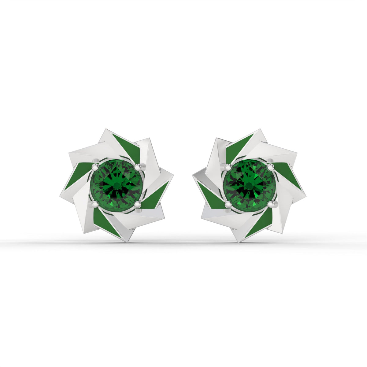 NOVA STUDS (Green) by The Noble Sculptor