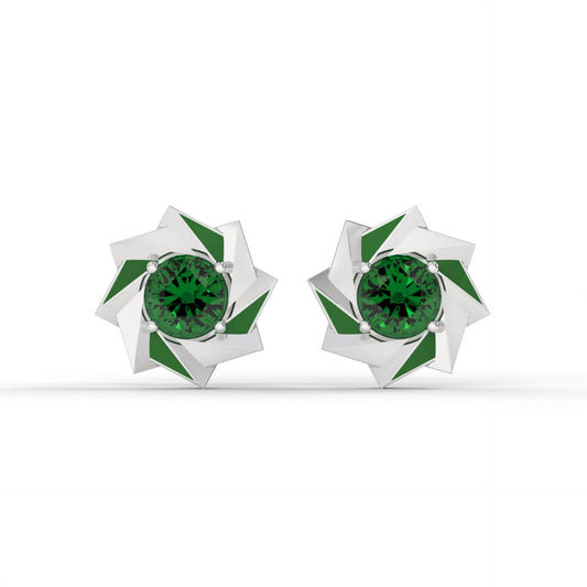 NOVA STUDS (Green) by The Noble Sculptor