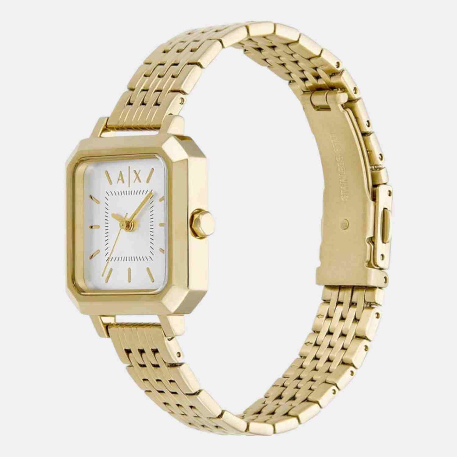 Armani Exchange AX5725 Women's analog watch with silver dial