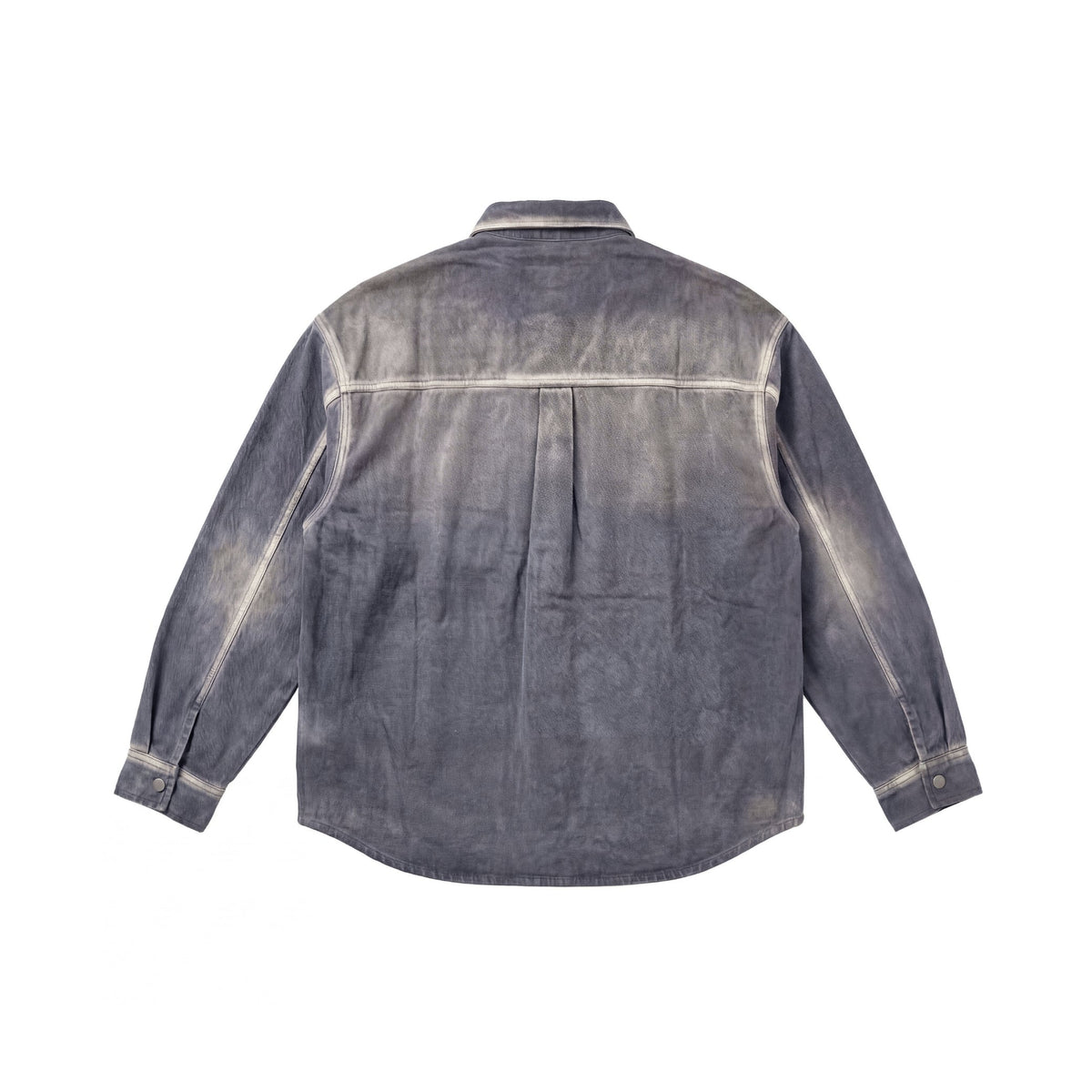 WASHED CHARCOAL DENIM OVERSHIRT by GREY AREA