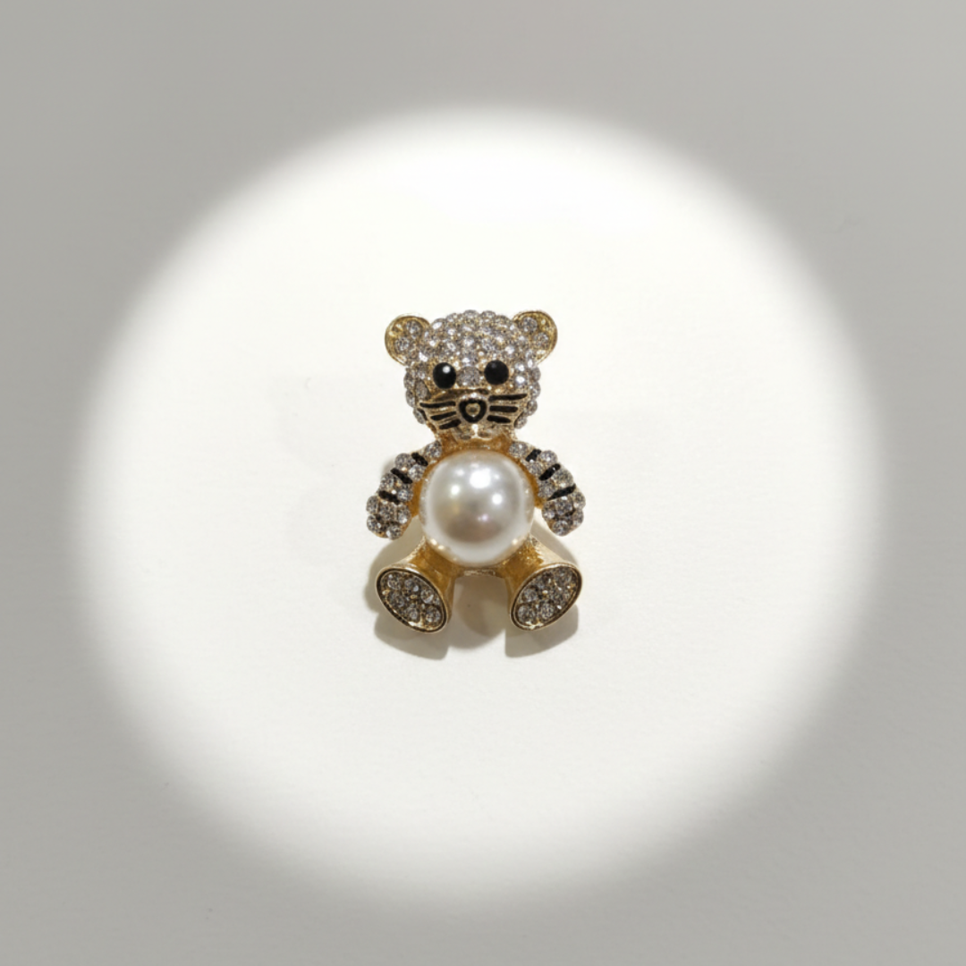 Pearl Teddy Sneaker Charm | Premium Shoe Charm for Nike, Jordan & Adidas By KNOTTY by KNOTTY