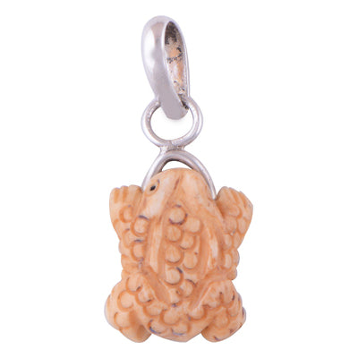 Bone Face 925 Sterling Silver Pendant - R100607-1