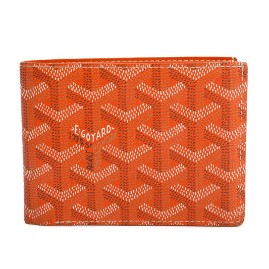 GOYARD Orange Premium Bi-Fold Wallet – Compact & Luxury Edition
