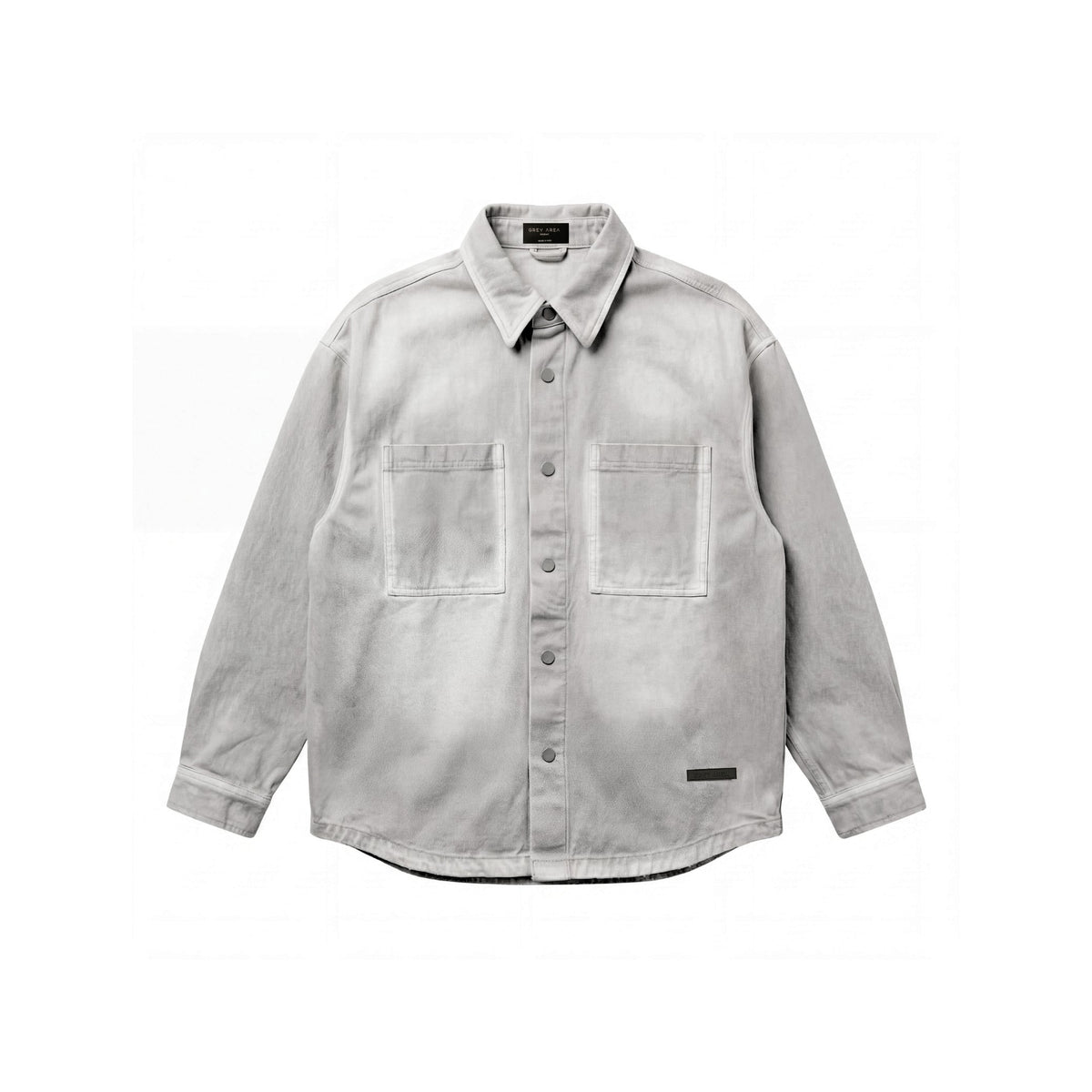 STONE WASH DENIM OVERSHIRT by GREY AREA