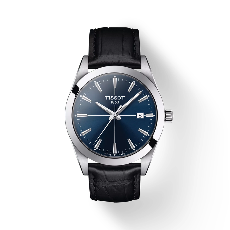 Men’s Tissot Gentleman T127.410.16.041.01 Quartz Watch – Blue Dial