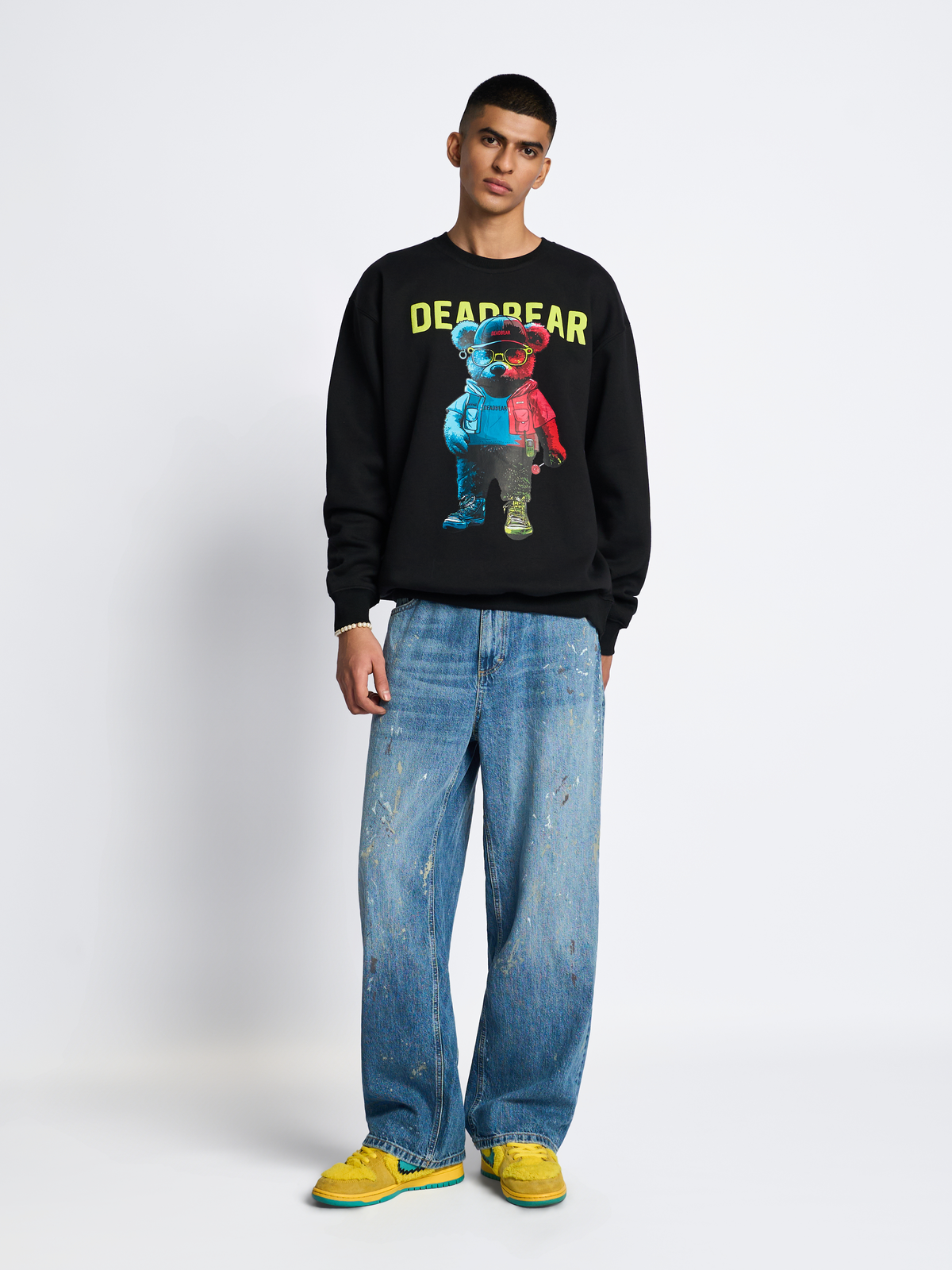Ted Sweatshirt Black by DEADBEAR
