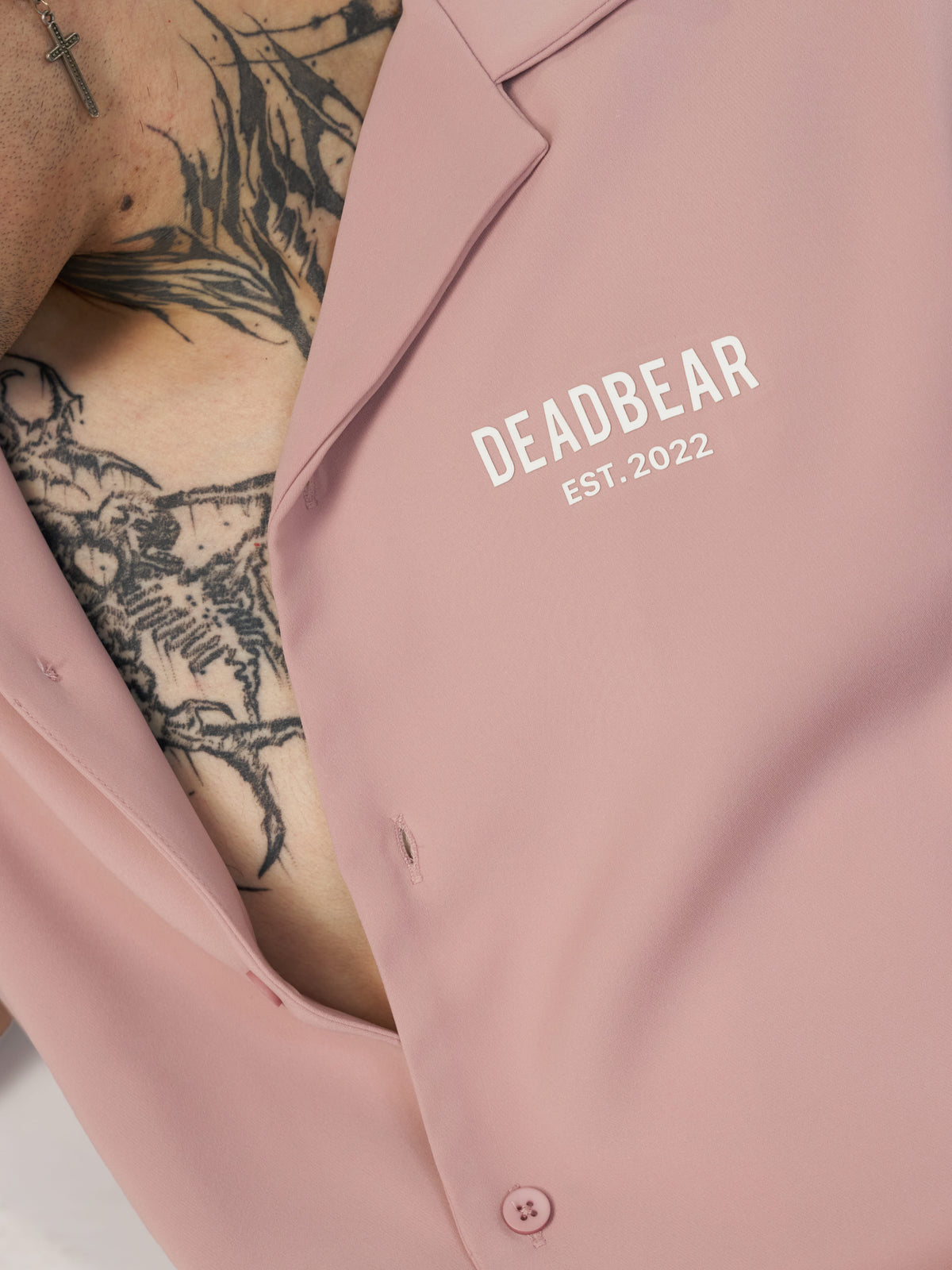 Bowling Shirt Pink by DEADBEAR