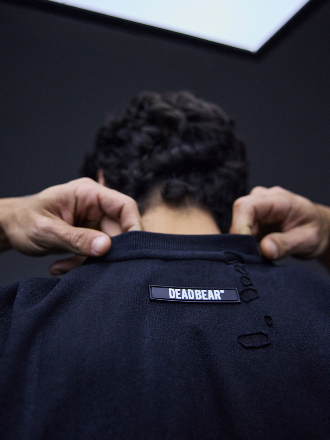 Distressed Washed Black Tank by DEADBEAR