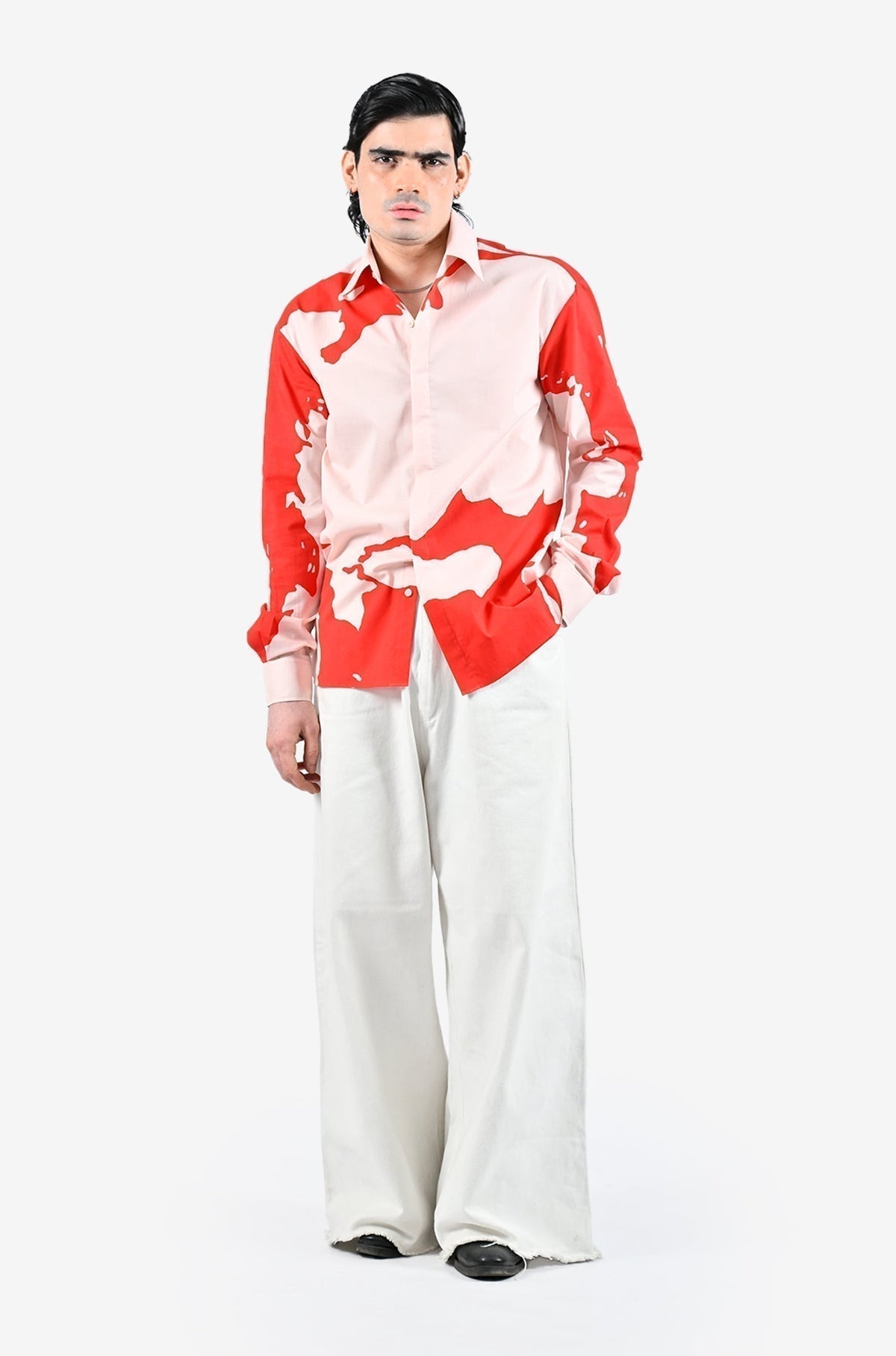 HUEMN flesh shirt - Red by HUEMN