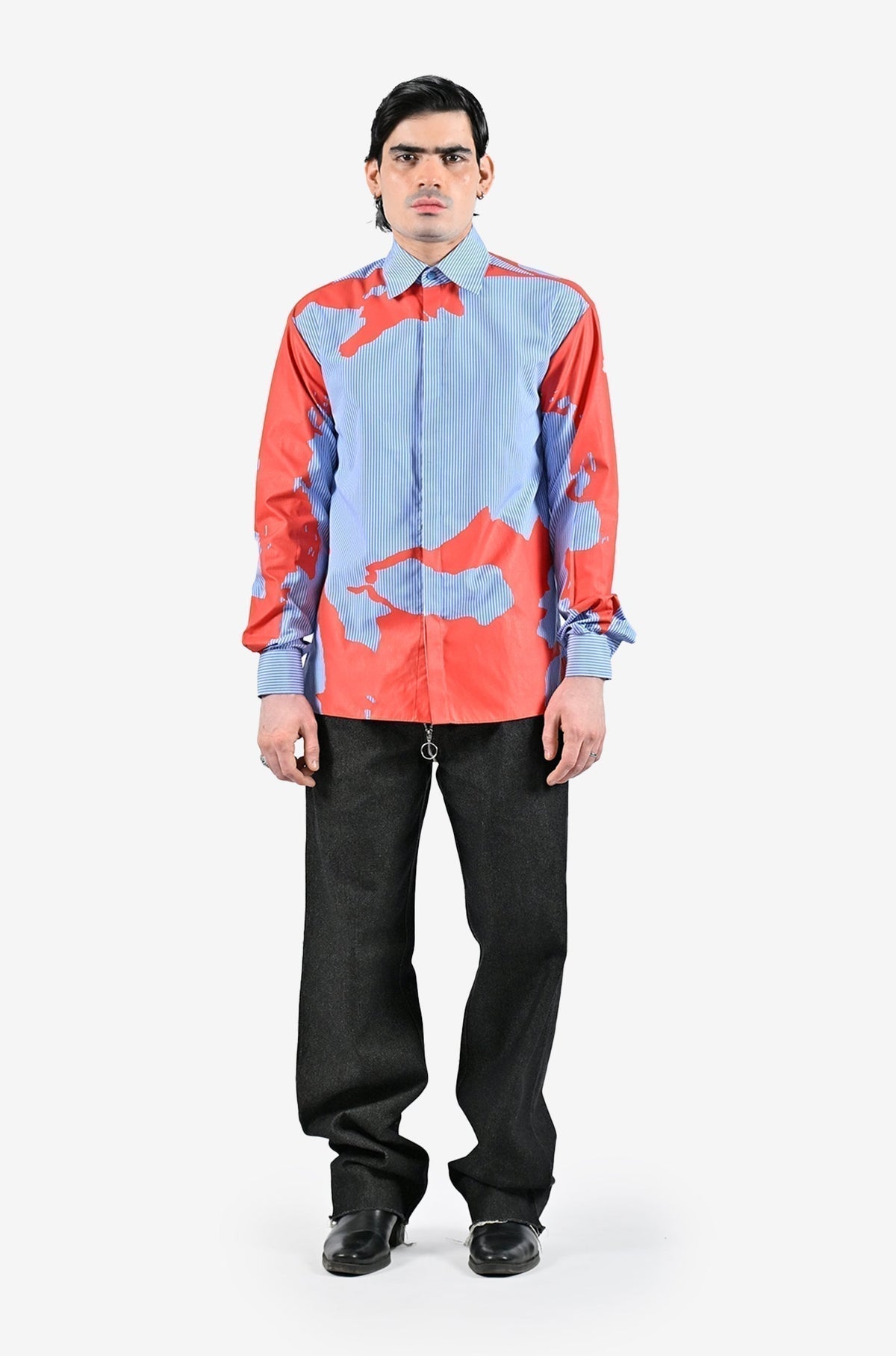 HUEMN flesh shirt - Pinstriped by HUEMN