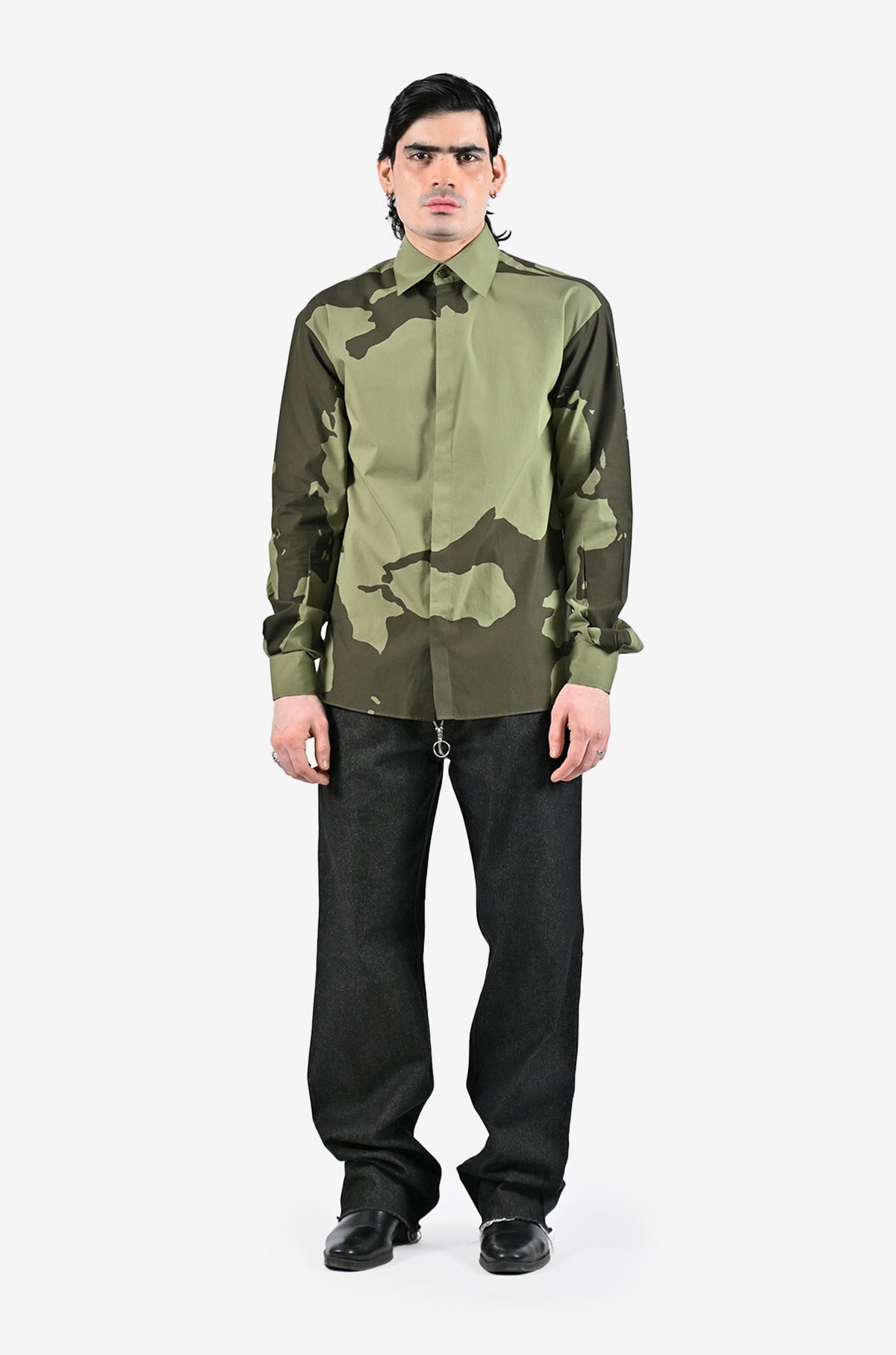 HUEMN flesh shirt - Dark Green by HUEMN