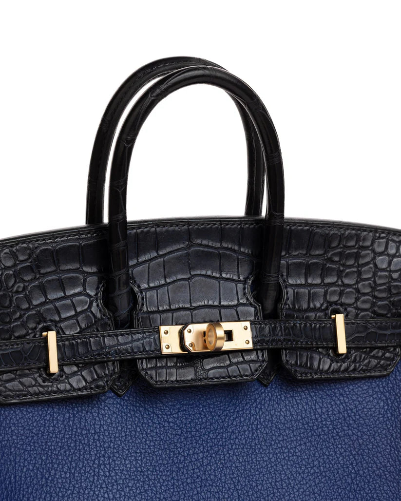 Hermès Birkin 25 Touch – Bleu Saphir & Marine Noville Matte - Zeuskicks