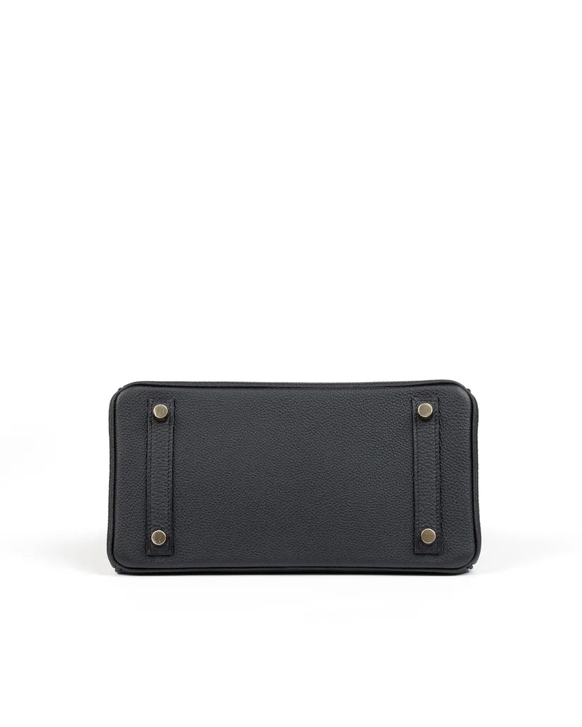 Hermès Birkin 25 Touch – Black Togo Leather & Lizard with Gold Hardware (2024 W Stamp) - Zeuskicks
