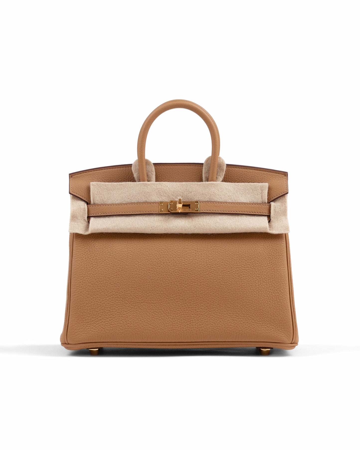 Hermès Birkin 25 – Biscuit Togo Leather with Gold Hardware