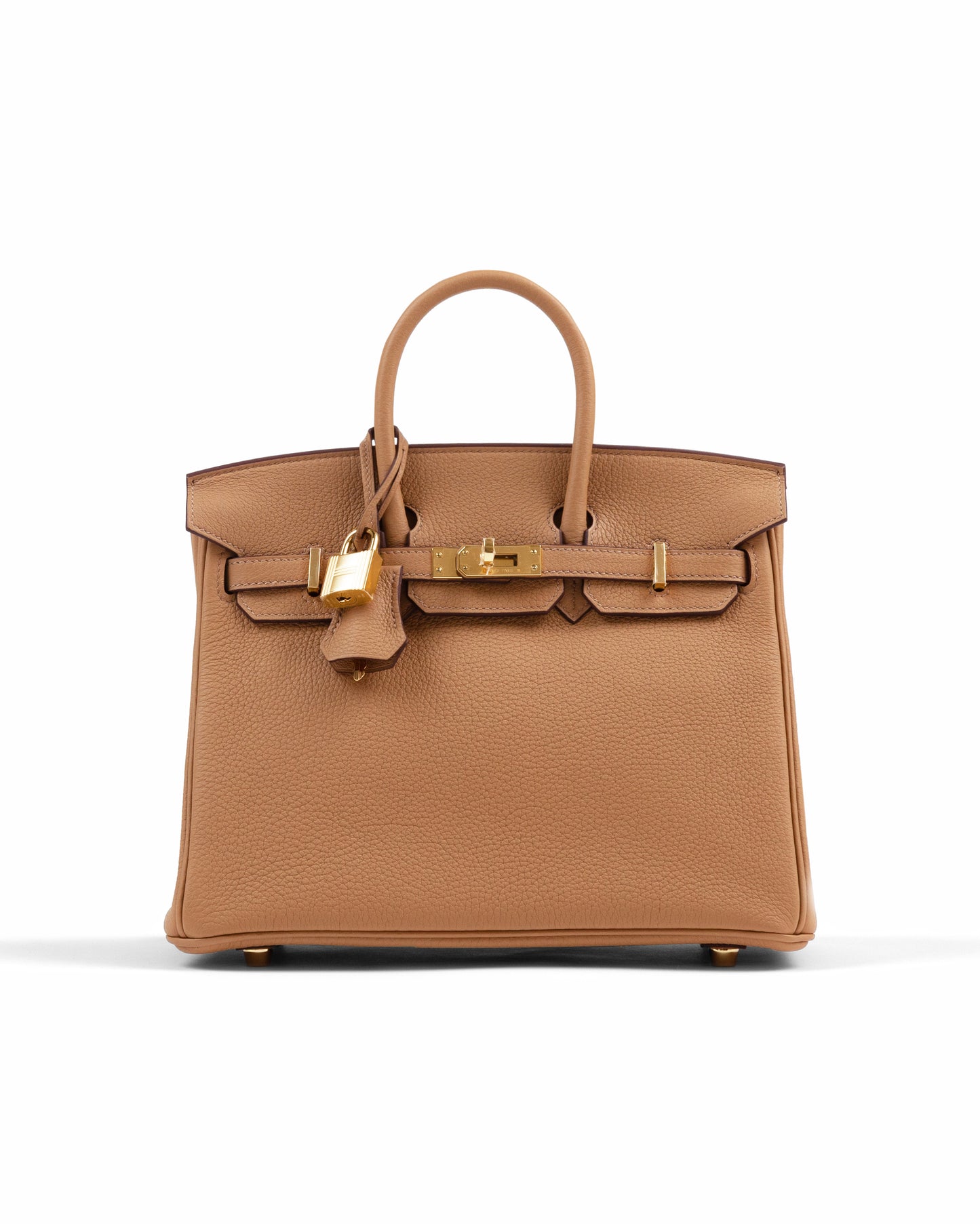 Hermès Birkin 25 – Biscuit Togo Leather with Gold Hardware