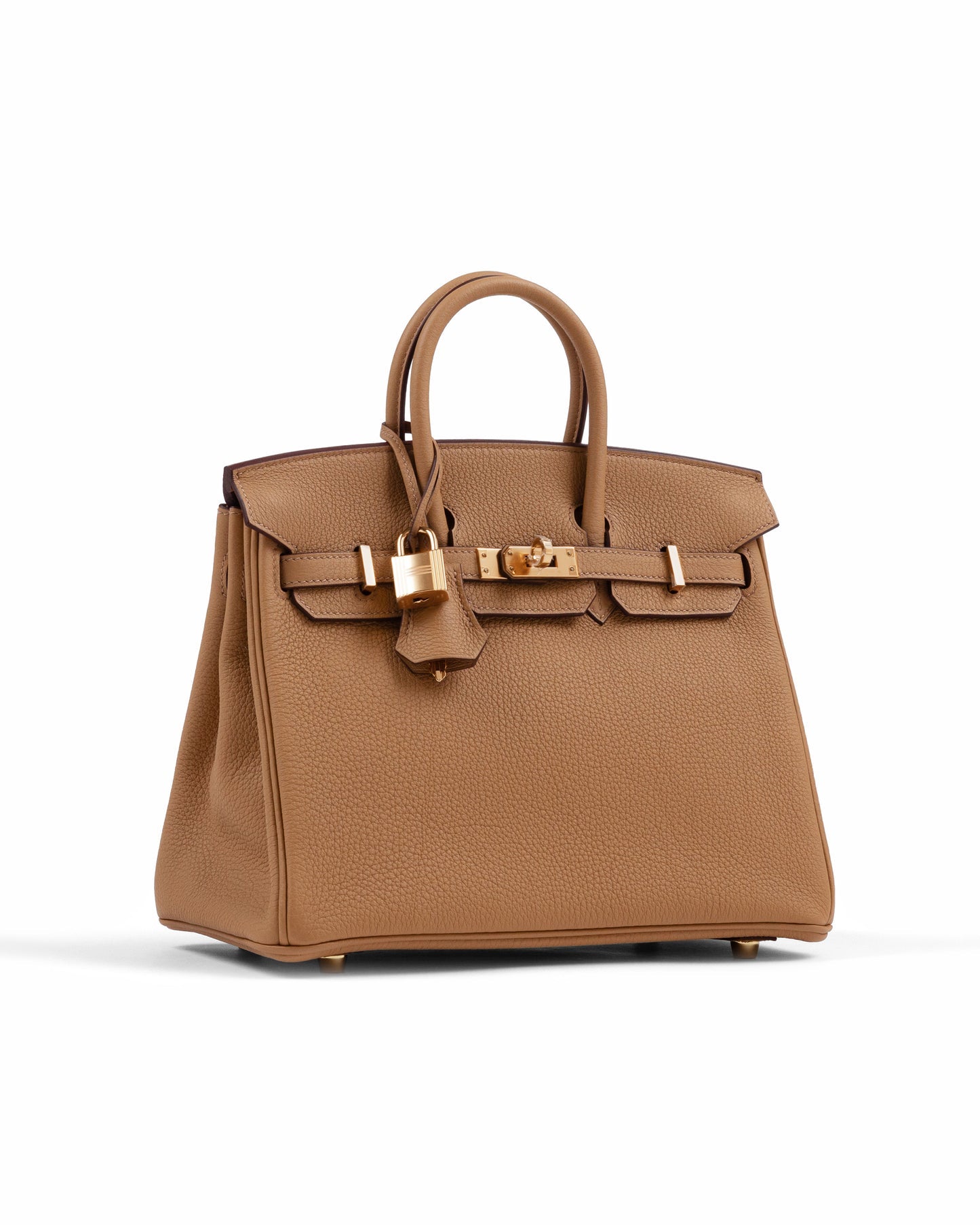 Hermès Birkin 25 – Biscuit Togo Leather with Gold Hardware